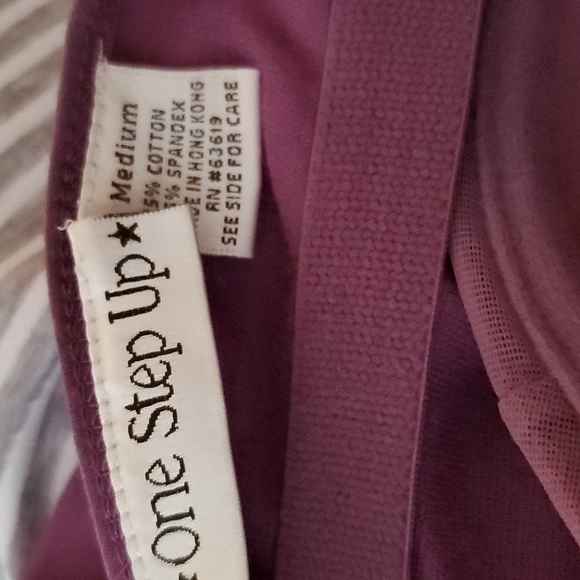 One Step Up purple tank with built in cups - Picture 4 of 5